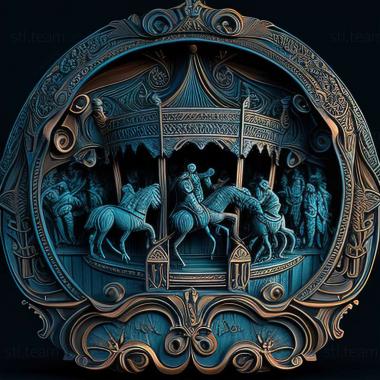 3D model Nancy Drew The Haunted Carousel game (STL)